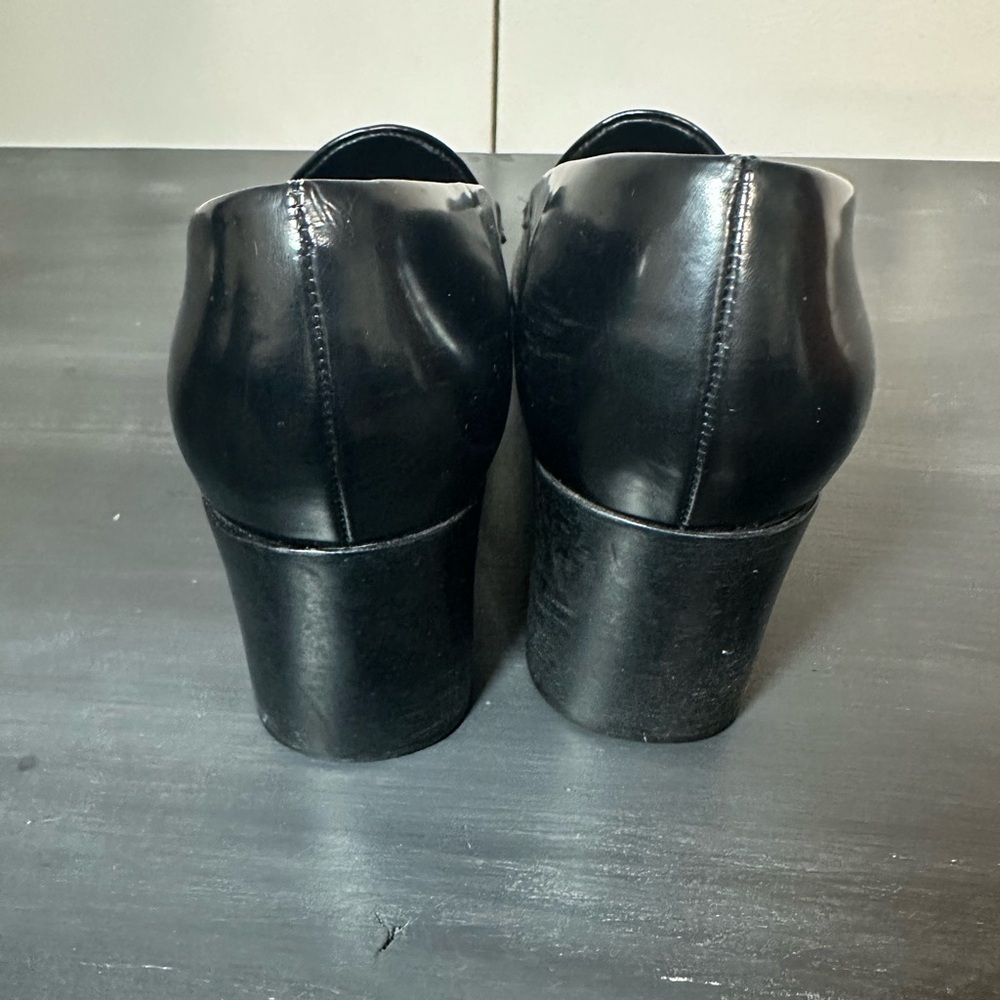 Franco Sarto black slip-on penny loafers - Picture 3 of 9
